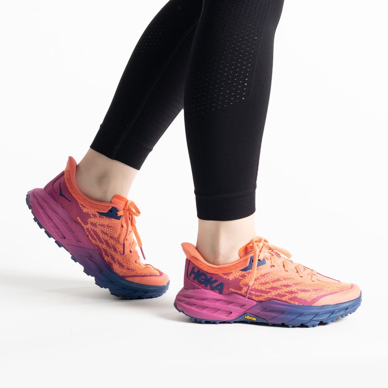 Women's running shoes HOKA Speedgoat 5 orange 1123158-FFCM 3