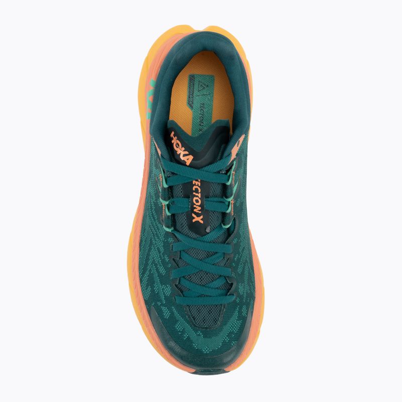 Women's running shoes HOKA Tecton X deep teal/water garden 6