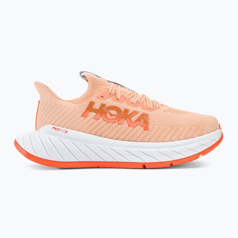 Women's running shoes HOKA Carbon X 3 peach parfait/summer song 3