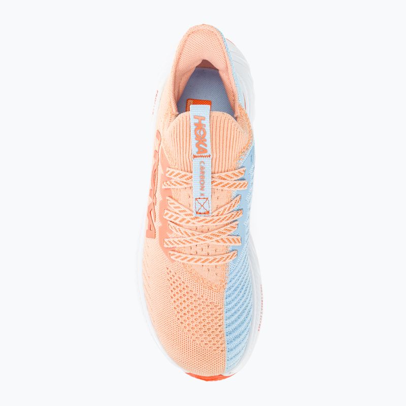Women's running shoes HOKA Carbon X 3 peach parfait/summer song 7