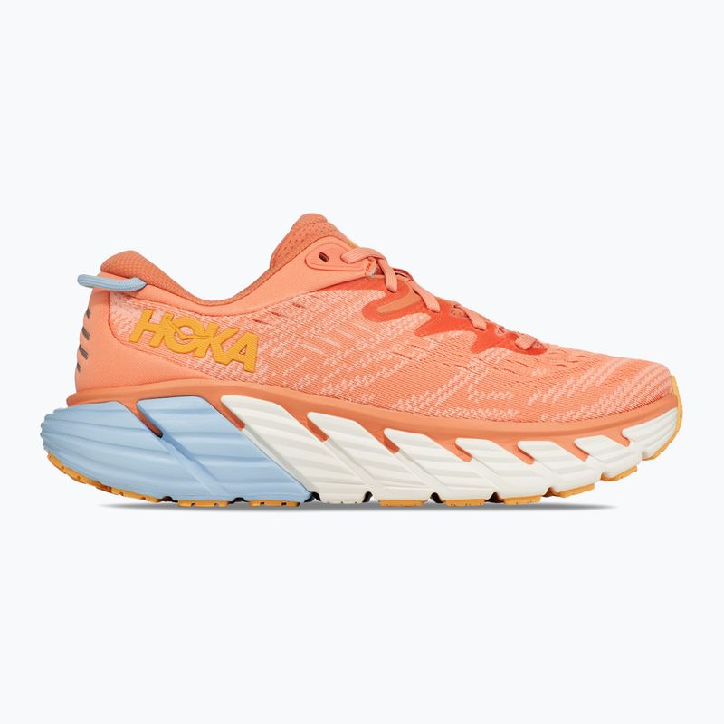 Women's running shoes HOKA Gaviota 4 shell coral/peach parfait 7