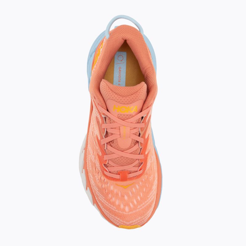 Women's running shoes HOKA Gaviota 4 shell coral/peach parfait 6
