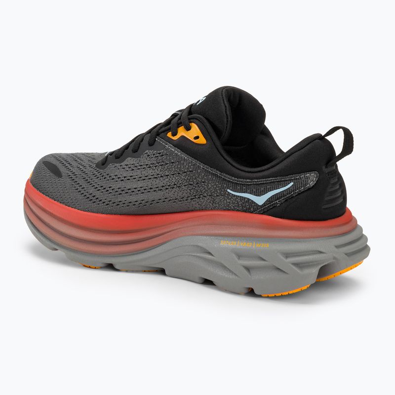 Men's running shoes HOKA Bondi 8 antharicite/castlerock 3