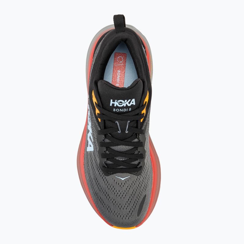 Men's running shoes HOKA Bondi 8 antharicite/castlerock 5