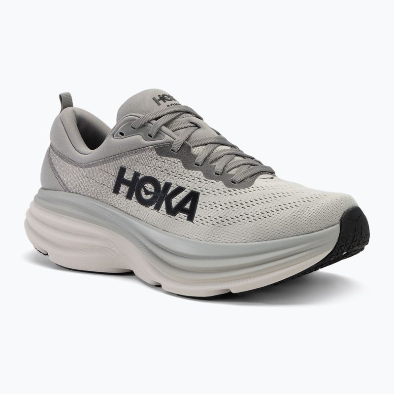 HOKA Bondi 8 sharkskin/harbor mist men's running shoes