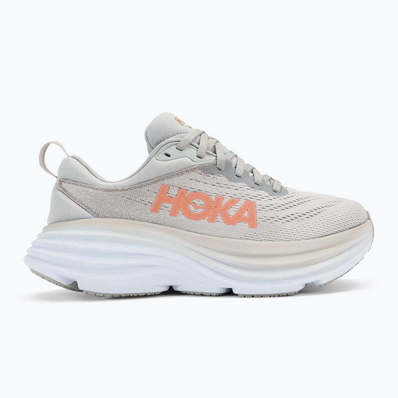 Women's running shoes HOKA Bondi 8 harbor mist/lunar rock 2