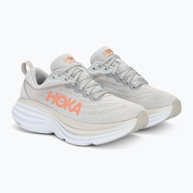 Women's running shoes HOKA Bondi 8 harbor mist/lunar rock 4
