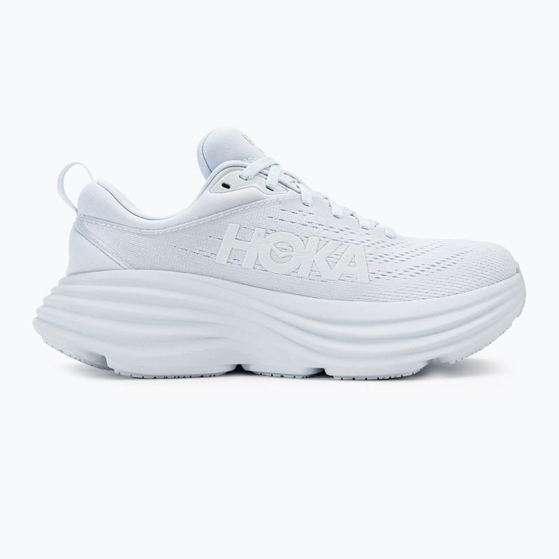 Women's running shoes HOKA Bondi 8 white/white 2