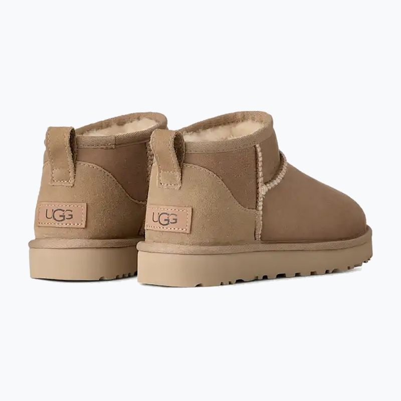 Women's snow boots UGG Classic Ultra Mini sand 4