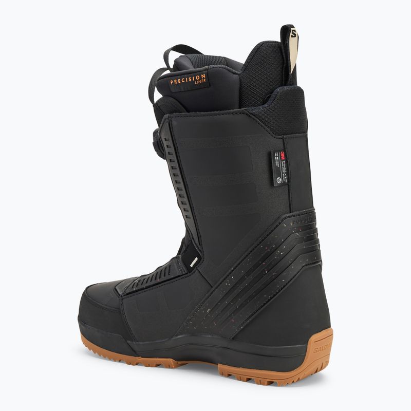 Men's snowboard boots Salomon Malamute Dual Boa black 2