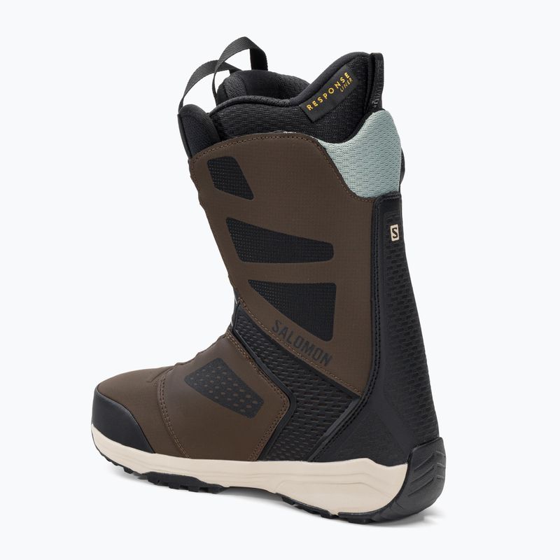 Men's snowboard boots Salomon Dialoge Dual Boa brown L41698900 2