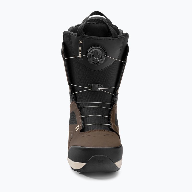 Men's snowboard boots Salomon Dialoge Dual Boa brown L41698900 3