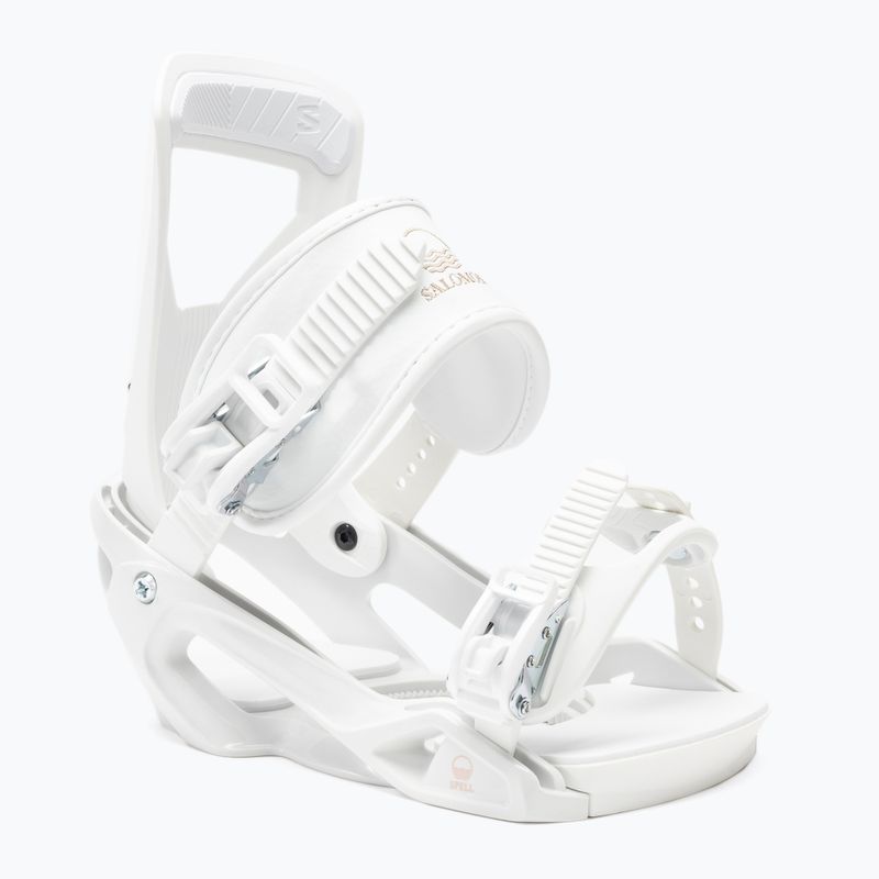 Women's snowboard bindings Salomon Spell white L41777200