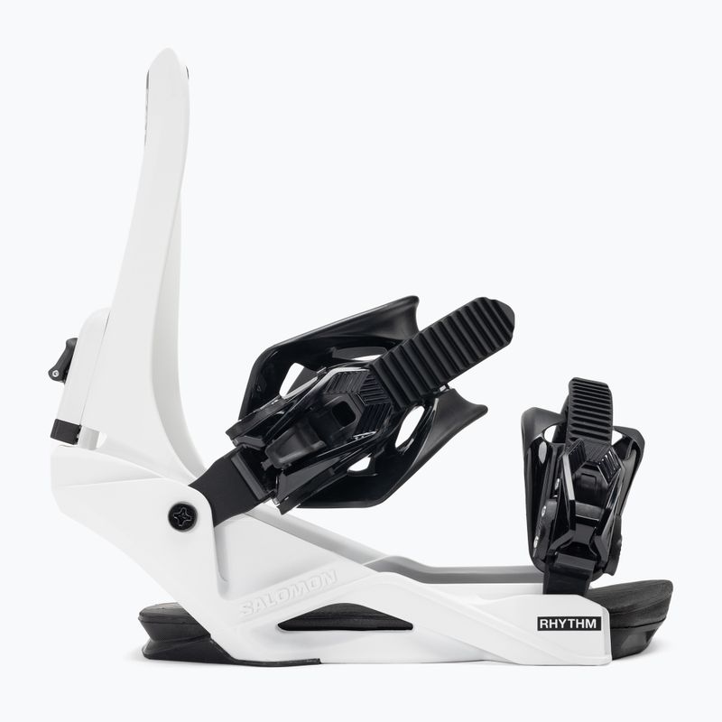 Snowboard bindings Salomon Rhythm white 2