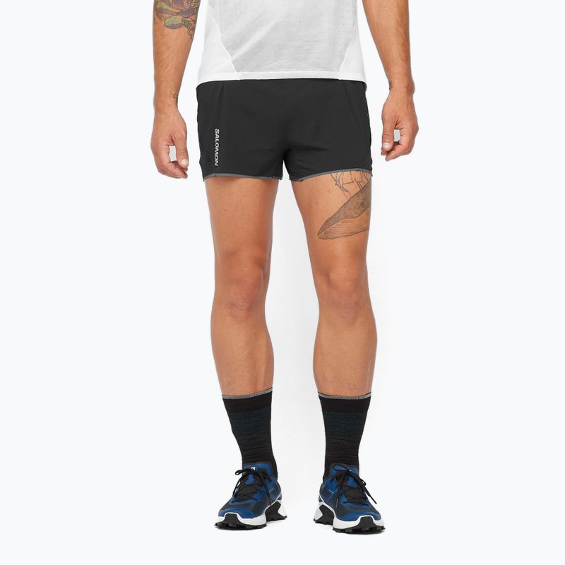 Men's running shorts Salomon Sense Aero 3" deep black
