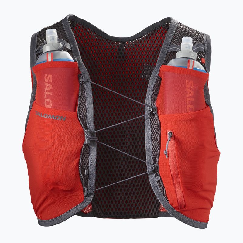 Salomon Active Skin 4 set running backpack red LC1909200