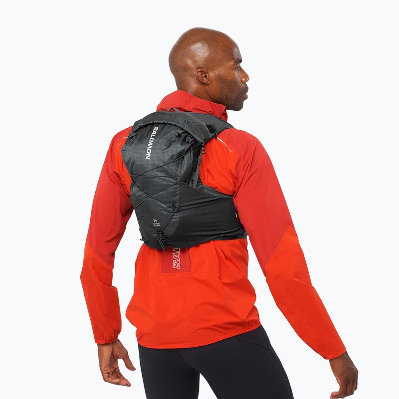 Running vest Salomon ADV SKIN Cross 15 ebony/alloy 7
