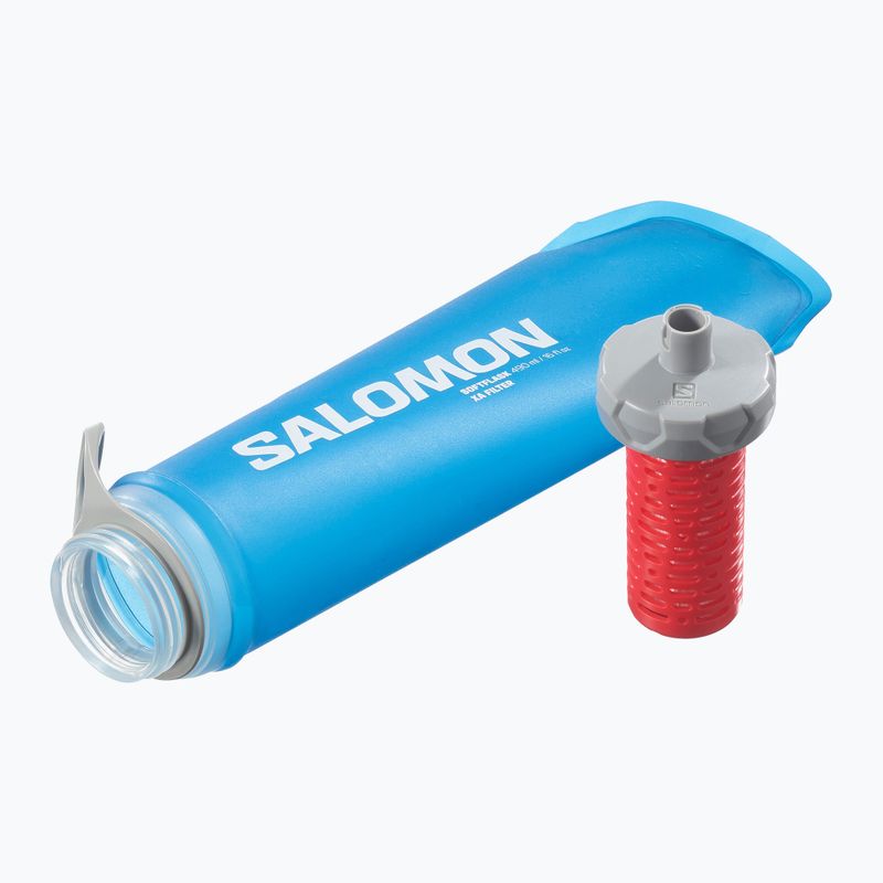 Salomon SoftFlask XA Filter 490ml/16oz clear blue 2