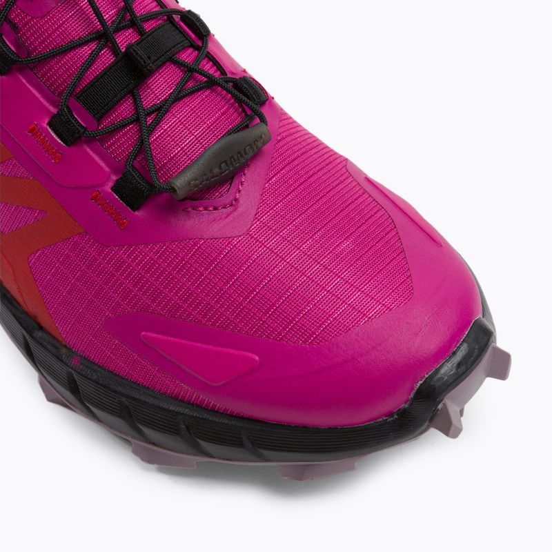 Women's running shoes Salomon Supercross 4 pink L41737600 7