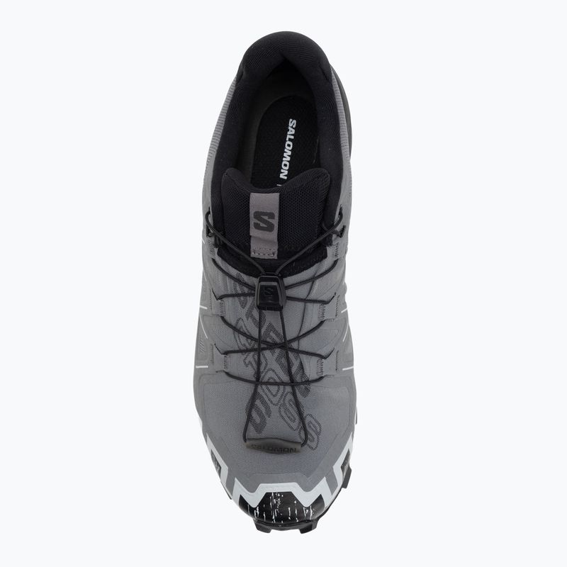 Men's running shoes Salomon Speedcross 6 Wide quiet shade/black/pearl blue 5