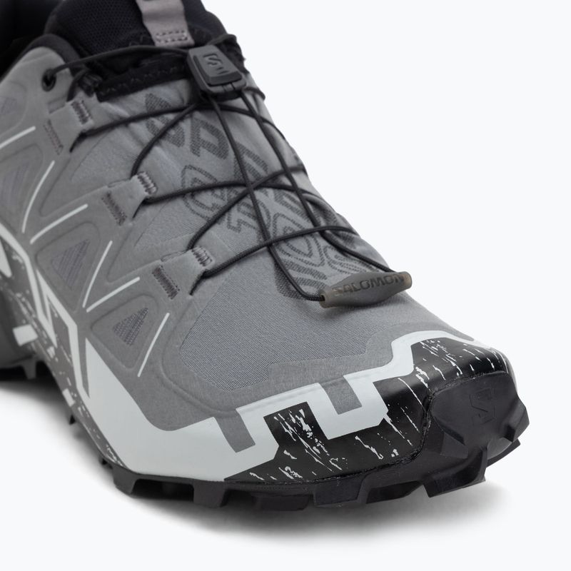 Men's running shoes Salomon Speedcross 6 Wide quiet shade/black/pearl blue 7