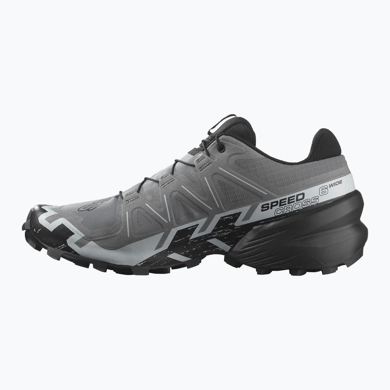 Men's running shoes Salomon Speedcross 6 Wide quiet shade/black/pearl blue 3