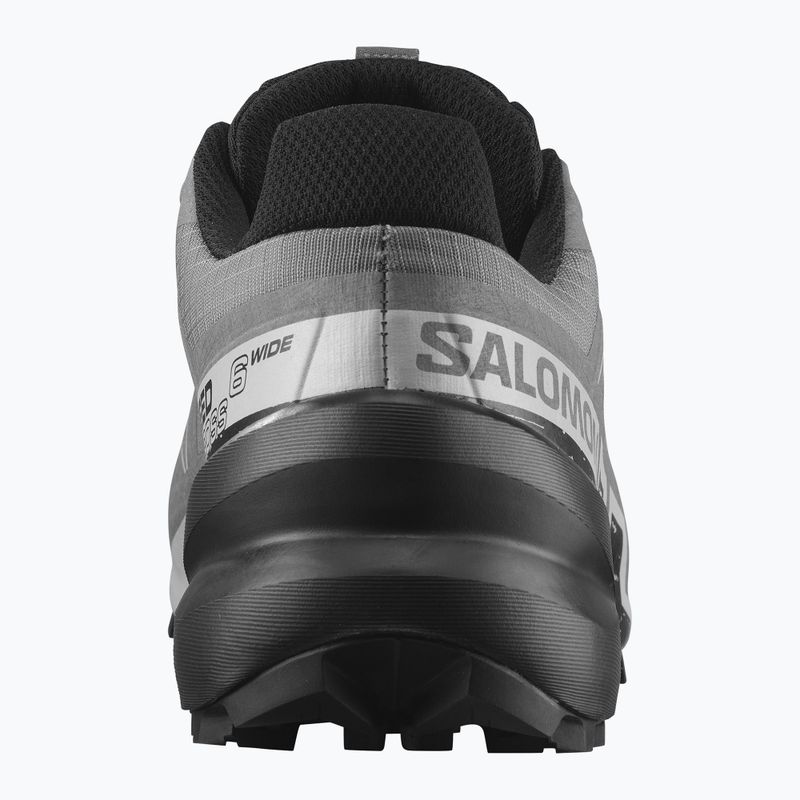 Men's running shoes Salomon Speedcross 6 Wide quiet shade/black/pearl blue 4