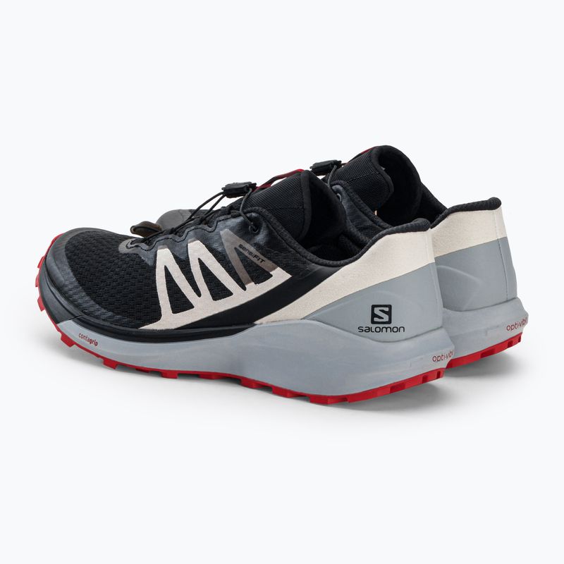 Salomon Sense Ride 4 men's running shoes black L41726600 3