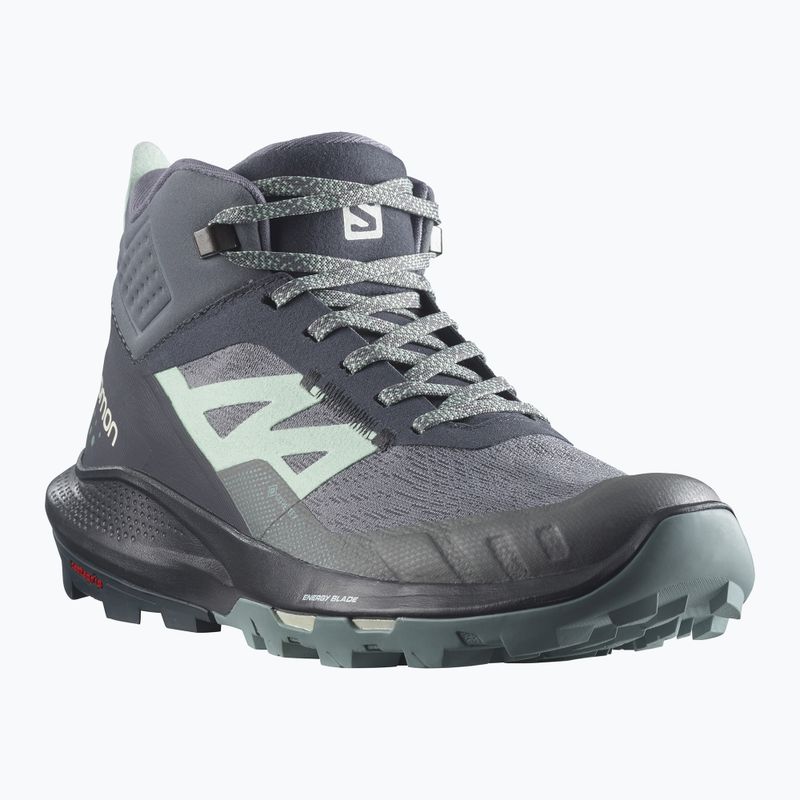 Salomon Outpulse Mid GTX women's trekking boots ebony/qush/ebony 11