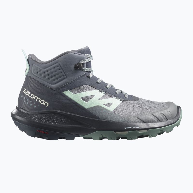 Salomon Outpulse Mid GTX women's trekking boots ebony/qush/ebony 12