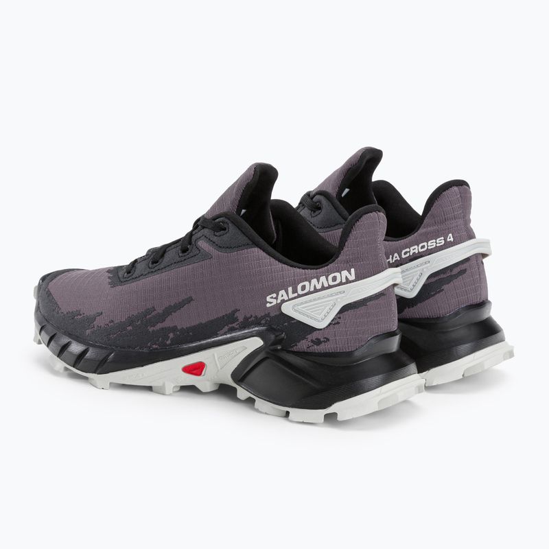 Women's trail shoes Salomon Alphacross 4 purple L41725200 3