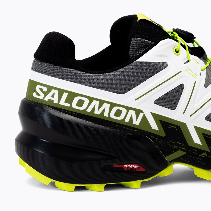 Salomon Speedrcross 6 men's running shoes black and white L41738300 8
