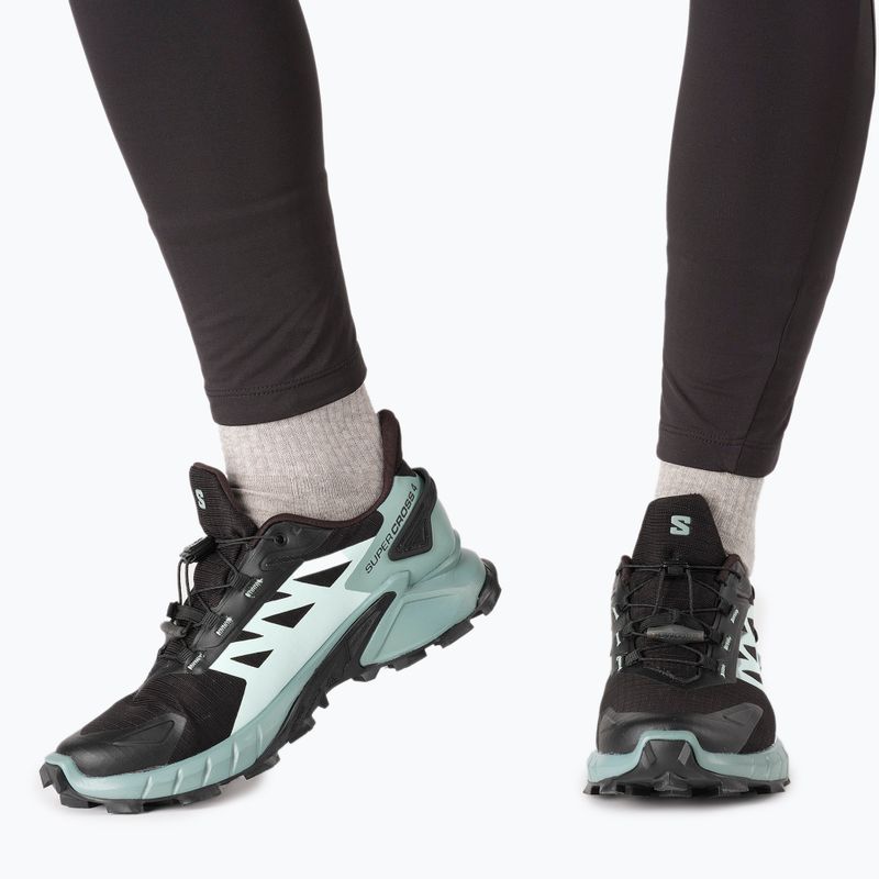 Salomon Supercross 4 GTX women's running shoes black/blue L41735500 18