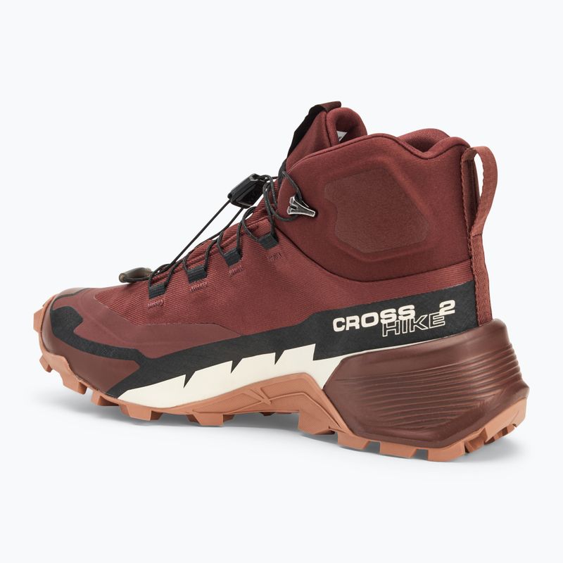 Women's trekking shoes Salomon Cross Hike MID GTX 2 bitter chocolate/ mocha mousse 3