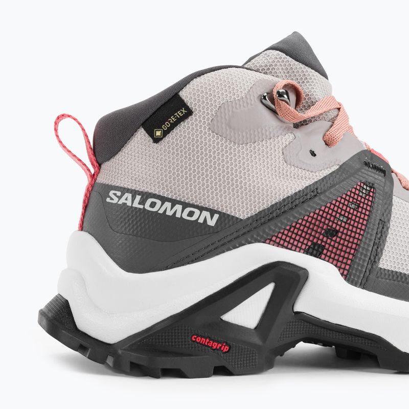 Salomon X Raise Mid GTX grey children's trekking boots L47071500 8
