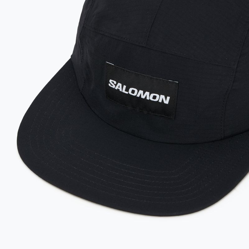Women's baseball cap Salomon Bonatti WP 5 Panel deep black 3