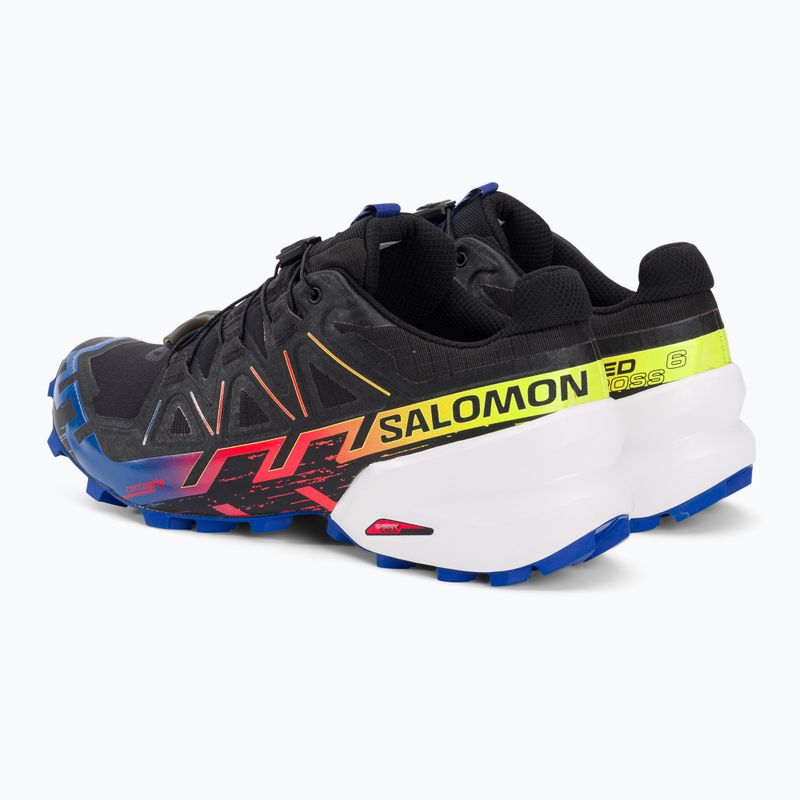 Men's running shoes Salomon Speedcross 6 GTX black/surf the web/safety yellow 6