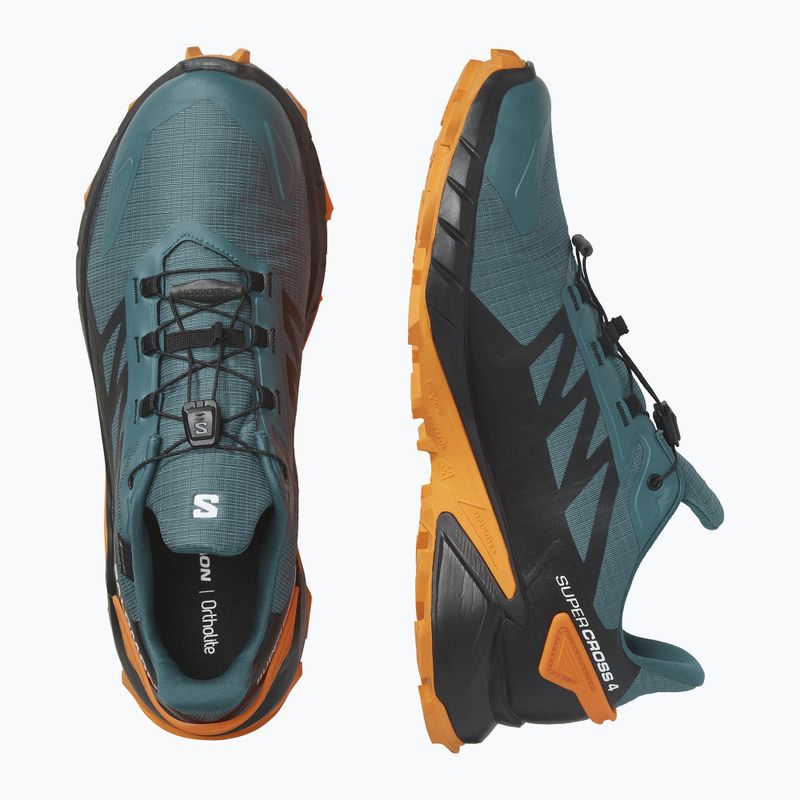 Men's running shoes Salomon Supercross 4 GTX stargazer/black/turmeric 10