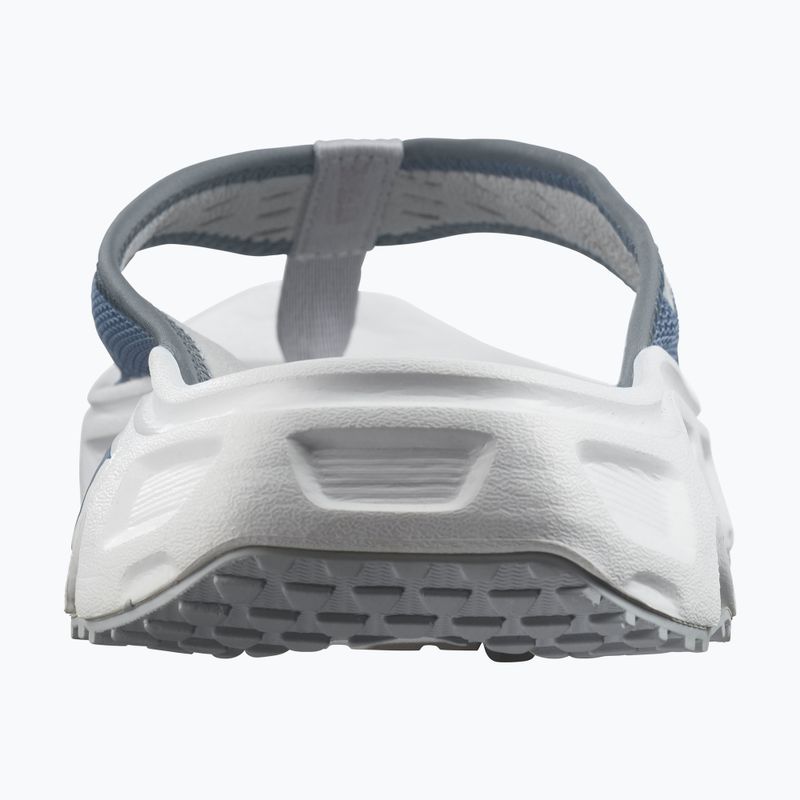 Men's flip-flops Salomon Reelax Break 6.0 blue ashes/white/pearl blue 4