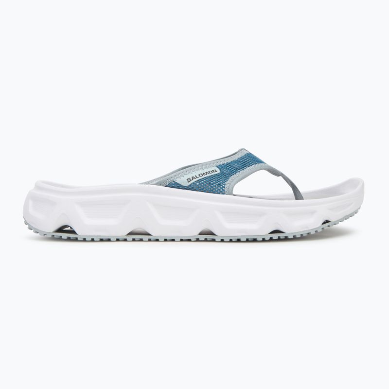 Men's flip-flops Salomon Reelax Break 6.0 blue ashes/white/pearl blue 2