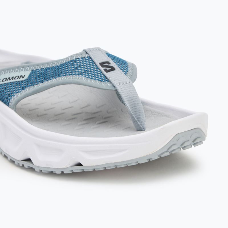 Men's flip-flops Salomon Reelax Break 6.0 blue ashes/white/pearl blue 7