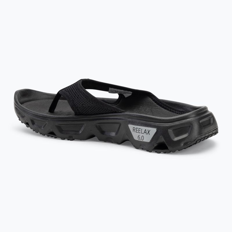 Salomon Reelax Break 6.0 women's flip flops black/black/alloy 3