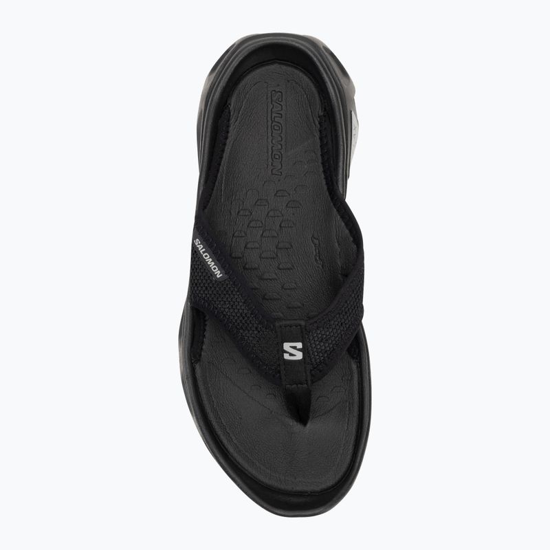 Salomon Reelax Break 6.0 women's flip flops black/black/alloy 5