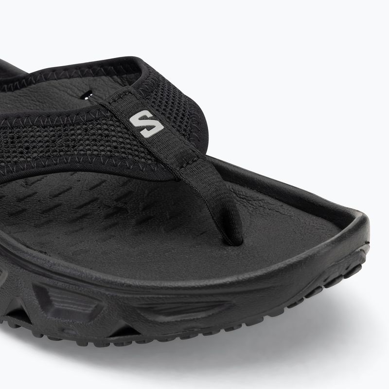 Salomon Reelax Break 6.0 women's flip flops black/black/alloy 7