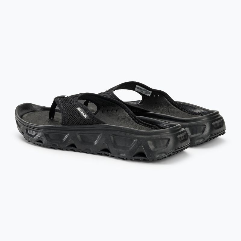 Salomon Reelax Break 6.0 men's flip flops black/black/alloy 5
