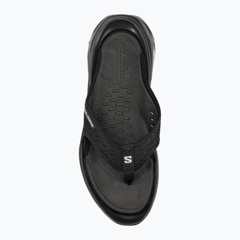 Salomon Reelax Break 6.0 men's flip flops black/black/alloy 8