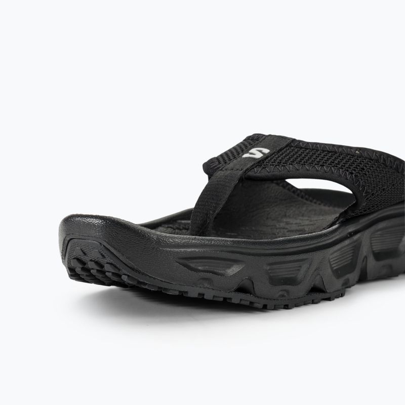 Salomon Reelax Break 6.0 men's flip flops black/black/alloy 10