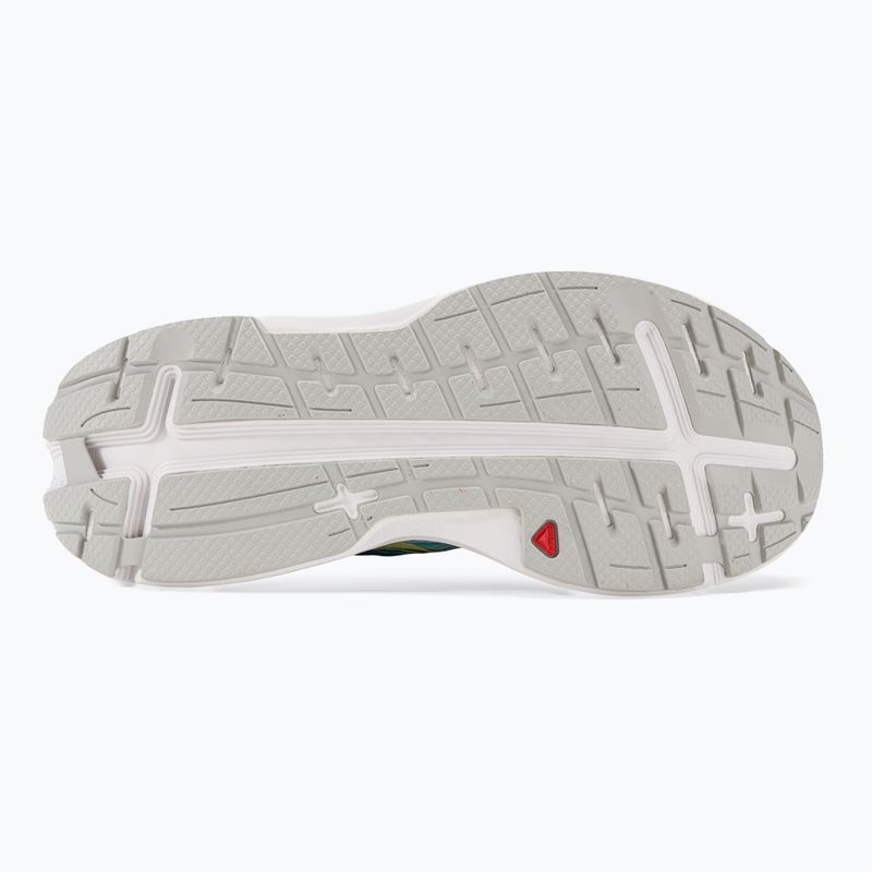 Men's running shoes Salomon Aero Glide blue ashes/dark sapphire/sunny lime 5