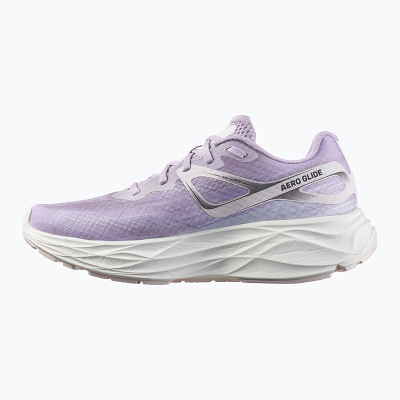 Women's running shoes Salomon Aero Glide orchid bloom/cradle pink/white 12