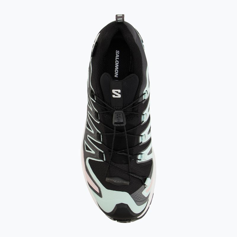 Women's running shoes Salomon XA Pro 3D V9 GTX black/bleached aqua/harbor blue 5